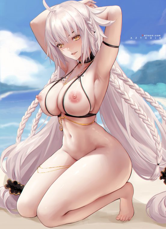 Fate Grand Order Jeanne d'Arc 2d hentai big tits by aztodio