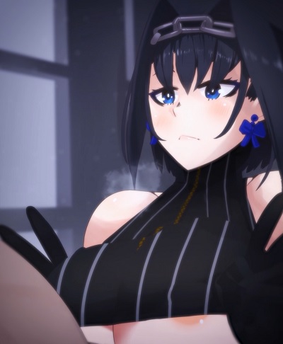 Ouro Kronii - Hololive animated Ouro Kronii 2d hentai paizuri fan art animation - hololive