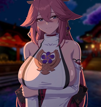 Yae Miko - Genshin Impact Date with Yae Miko - Genshin Impact full hentai video created by zaphn