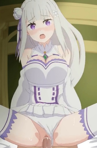 Emilia Wet Pussy Creampied - RE Zero 2d hentai video