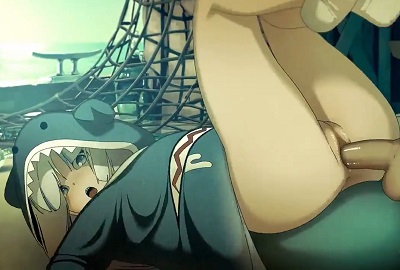 Gawr Gura wet pussy filled up - Hololive rule34 video