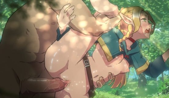 Marcille gets a creampie in the woods - Dungeon Meshi